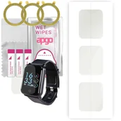 Akcesoria do smartwatchy - 3x Folia hydrożelowa MATOWA do Hama Fit Track 5900 - apgo Smartwatch Hydrogel MATTE Protection Ochrona na ekran smartwatcha - miniaturka - grafika 1