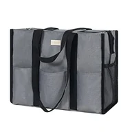 Koszulki i topy damskie - TOPDesign Użytkowa, wodoodporna torba na ramię z 13 kieszeniami zewnętrznymi i wewnętrznymi, górnym zapięciem na zamek błyskawiczny i grubym spodem, dla kobiet pracujących, nauczycieli, pielęgniarek, - miniaturka - grafika 1