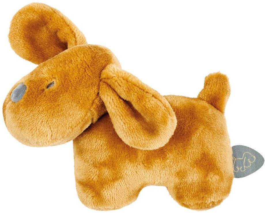 NATTOU Plush toy-rattle caramel Dog, 15cm