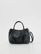 Torebki damskie - Reserved - Torebka bucket z paskiem - czarny - miniaturka - grafika 1