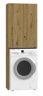 TopeShop Szafka nad pralkę, szafka łazienkowa, pola DD, 64, dąb artrisan - Szafki łazienkowe - miniaturka - grafika 2