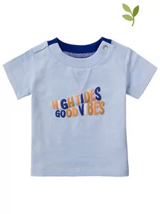Noppies Koszulka "Machias" w kolorze błękitnym - Kaftaniki dla niemowląt - miniaturka - grafika 1