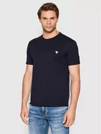 Koszulki męskie - Guess T-Shirt M2YI36 I3Z11 Granatowy Slim Fit - miniaturka - grafika 1