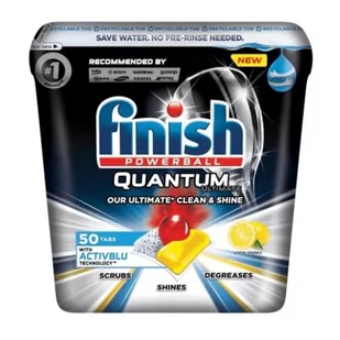 Finish Quantum Ultimate kapsułki do zmywarki Lemon Sparkle 50 szt - Środki do zmywarek - miniaturka - grafika 1