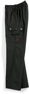 Spodnie męskie - BP 1477-720-32-48 spodnie robocze, z elastyczną częścią tylną, wzmocniona bawełna 305,00 g/m², czarne,48 - miniaturka - grafika 1