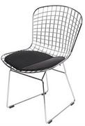 Krzesła - D2.Design Design Krzesło Harry czarna poduszka - miniaturka - grafika 1