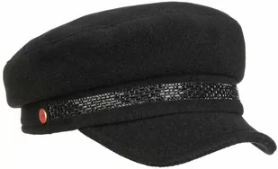 Czapka Newsboy Damski Kendy by Mayser, czarny, S (55-56 cm) - Czapki dla dzieci - miniaturka - grafika 1