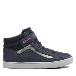 Buty dla dziewczynek - Sneakersy Geox J Gisli Girl J364NC 05410 C4002 S Navy - grafika 1