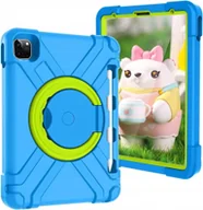 Etui do tabletów - Etui do iPad Air 5/Air 4/ Pro 11 z Obrotową Podstawką i Miejscem na Rysik Niebieskie - miniaturka - grafika 1