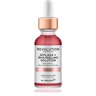 Peelingi i scruby do twarzy - Makeup Revolution Makeup Revolution Skincare 30% AHA + BHA Peeling Solution 30 ml - miniaturka - grafika 1