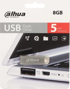Dahua Technology USB-U106-20-8GB pamięć USB USB Typu-A 2.0 Srebrny DHI-USB-U106-20-8GB - Pendrive - miniaturka - grafika 2