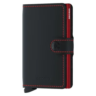 Portfelik RFID Miniwallet Secrid Matte - black/red - Portfele - miniaturka - grafika 1