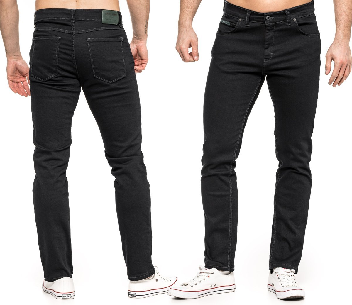 SPODNIE MĘSKIE VANKEL JEANS - 112 - 92CM L32