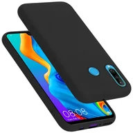 Etui i futerały do telefonów - Etui ochronne Cadorabo do Huawei P30 LITE w kolorze czarnym Etui na telefon komórkowy Pokrowiec TPU Etui - miniaturka - grafika 1