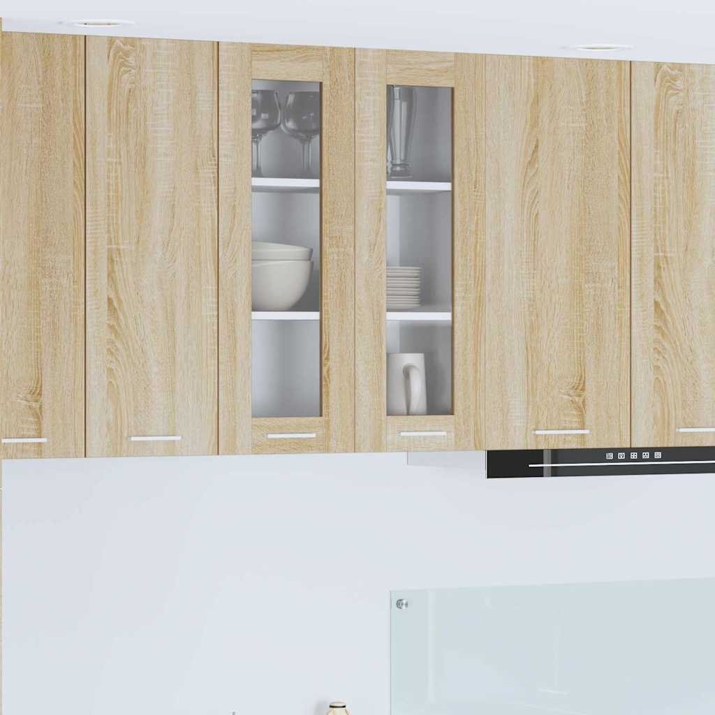 vidaXL vidaXL Szafka wisząca z przechowywaniem Dąb Sonoma 60 x 31 x 80 cm