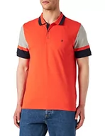 Koszulki męskie - Pierre Cardin Męska koszulka polo Kn, Czerwony (Fiesta 4695), XL - miniaturka - grafika 1