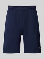 Spodnie sportowe męskie - Szorty z dzianiny dresowej o kroju regular fit z naszywką z logo - miniaturka - grafika 1