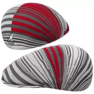 Czapki męskie - Kaszkiet Digital Stripes 507 by Kangol, szaro-czerwony, S (54-55 cm) - miniaturka - grafika 1
