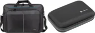 Torby na laptopy - Torba Natec Torba Natec Doberman 17.3" NTO-0769 + Etui na dysk twardy Krill 2 Czarne NET-2053 - miniaturka - grafika 1