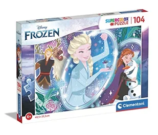 Clementoni Puzzle 104 Super Kolor Frozen 2 - - Puzzle - miniaturka - grafika 2
