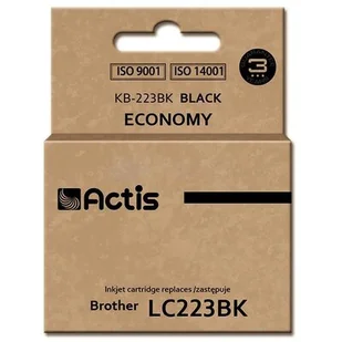 Actis Tusz KB-223BK (do drukarki Brother, zamiennik LC223BK standard 16ml czarny) EXPACSABR0049 - Tusze zamienniki - miniaturka - grafika 1