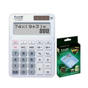 Kalkulatory - TOOR Kalkulator dwuliniowy 10-pozyc TR-1223DB-W - miniaturka - grafika 1
