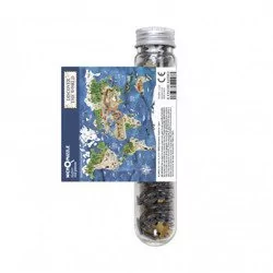 Puzzle Mikro, Menzurka, Mapa Świata Londji - Puzzle - miniaturka - grafika 1