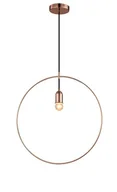 Lampy sufitowe - Azzardo Lampa Wisząca Zwis 1pł KRUG DEL-2522-1CO AZZDEL-2522-1CO - miniaturka - grafika 1