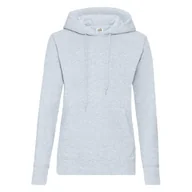 Bluzy damskie - Bluza damska z kapturem Hooded Sweat Fruit of the Loom - Heather Grey S - miniaturka - grafika 1