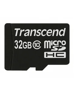 Transcend MicroSDHC Premium Class 10 32GB (TS32GUSDC10-TRAY) - Karty pamięci - miniaturka - grafika 1