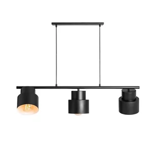 MLAMP Industrialna LAMPA wisząca 1028E1 ADX metalowa OPRAWA zwis tuby loftowe czarne 1028E1 - Lampy sufitowe - miniaturka - grafika 1