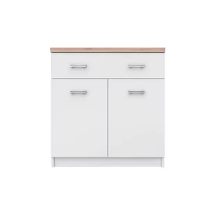 Komoda 2D1S Top Mix Biały Mebel Bos Biały - Komody - miniaturka - grafika 1