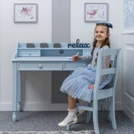 Szafy i szafki dla dzieci - Biurko z nadstawką Maxime M12 + N różne warianty kolorystyczne - miniaturka - grafika 1