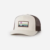 Czapki męskie - Męska Czapka z daszkiem RIP CURL CUSTOM CURVE TRUCKER 005MHE_8861 – Biały - miniaturka - grafika 1