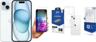 Apple iPhone 15 5G 6GB/128GB Dual Sim Niebieski - Telefony komórkowe - miniaturka - grafika 3