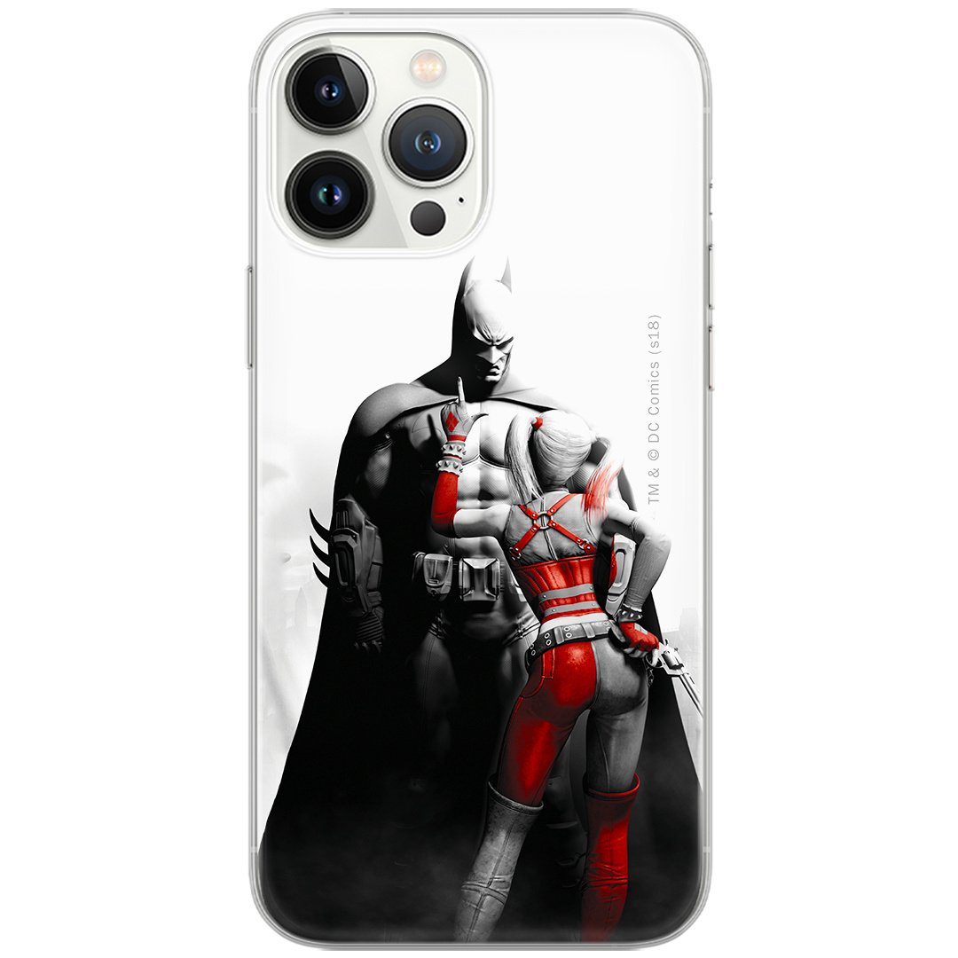 Etui do Samsung F62 / M62 Batman 012 DC Nadruk pełny Biały