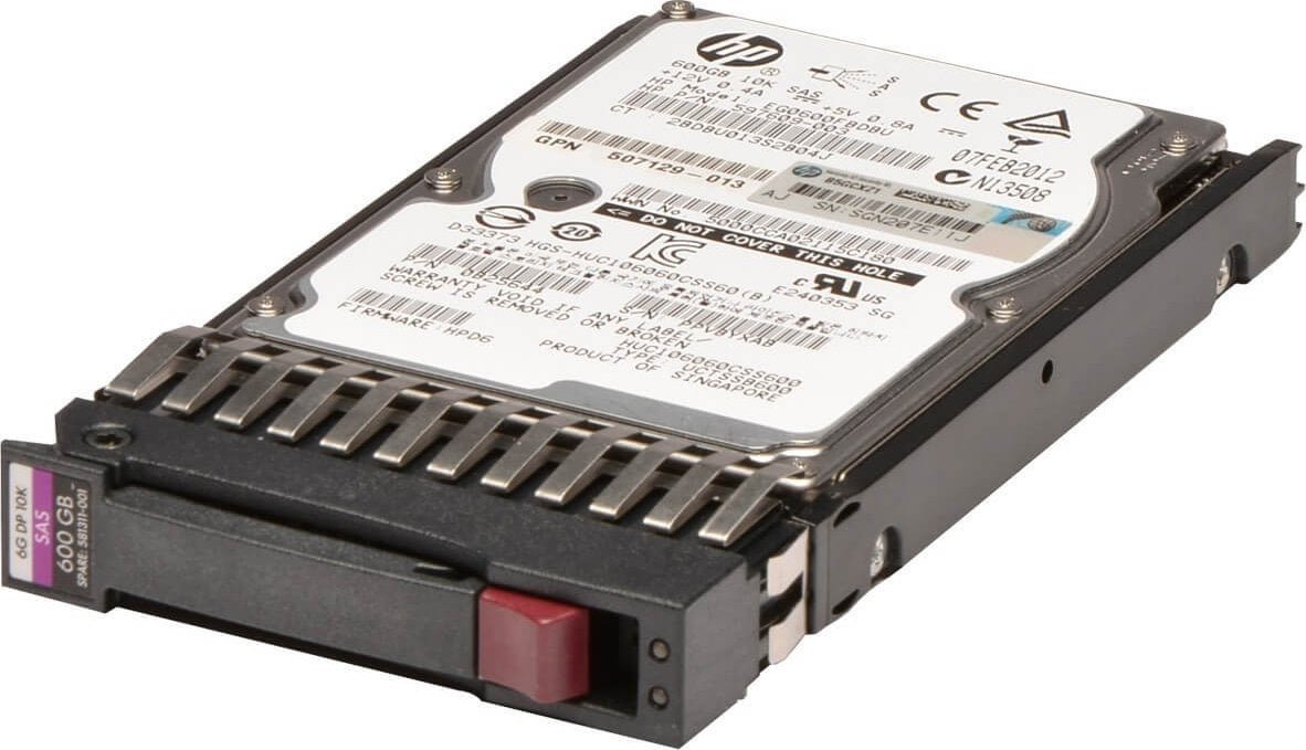 Dysk serwerowy HPE 600GB 2.5'' SAS-2 6Gb/s 714350-B21