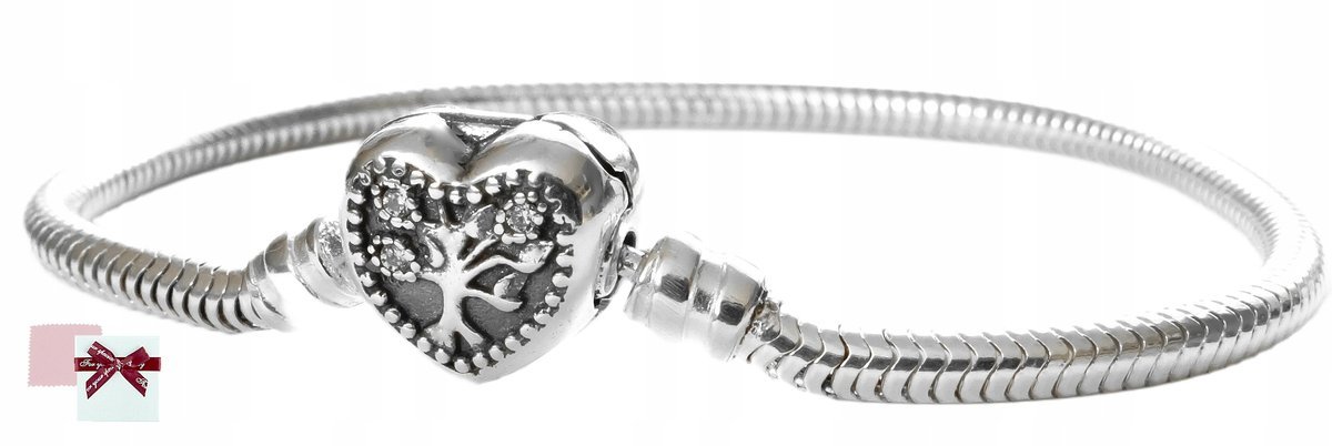 Bransoletka srebrna 925 modułowa 19 cm moments baza do charms, 3,0 mm