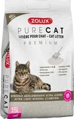 Żwirek dla kotów - ZOLUX Żwirek dla kota mineralny zbrylający PURECAT Premium 15 l - miniaturka - grafika 1