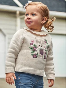 Mayoral Sweter 2323 Beżowy Regular Fit - Swetry dla chłopców - miniaturka - grafika 1