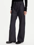 Spodnie damskie - G-Star Raw Jeansy Contor 3D D27690-D315 Granatowy Wide Leg - miniaturka - grafika 1