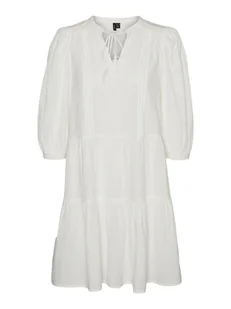 Vero Moda Sukienka "Pretty" w kolorze białym - Sukienki - miniaturka - grafika 1