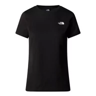 Koszulki sportowe damskie - Koszulka The North Face Simple Dome 0A87NHJK31 - czarna - miniaturka - grafika 1