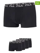 Majtki męskie - Fila Bokserki (4 pary) w kolorze czarnym - miniaturka - grafika 1