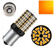 Żarówki samochodowe - Żarówka P21W 144 Led Pomarańczowa 4014 BA15S - miniaturka - grafika 1