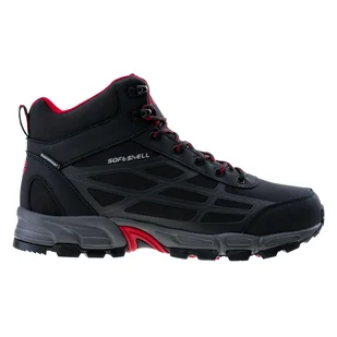 Męskie Buty HI-TEC MITOKO MID WP 88724-BLK/TAN R - Buty trekkingowe męskie - miniaturka - grafika 1