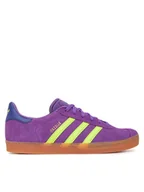 Buty dla dziewczynek - adidas Sneakersy Gazelle JP7126 Fioletowy - miniaturka - grafika 1