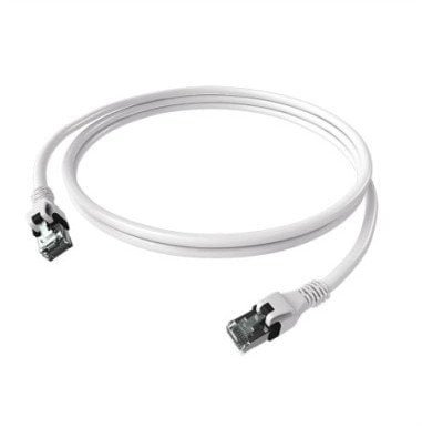 Kabel krosowy EasyLan DualBoot PushPull Cat.6A klasa EA, S/FTP, RJ45 / RJ45, biały, 3 m