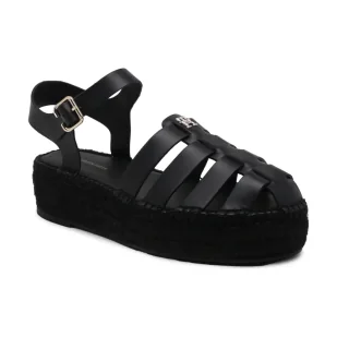 Tommy Hilfiger Skórzane sandały - Sandały damskie - miniaturka - grafika 1