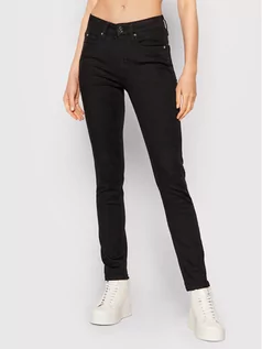 Spodnie damskie - Calvin Klein Jeansy K20K202500 Czarny Skinny Fit - grafika 1